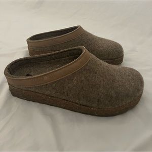 Haflinger Wool Slipper Mule Clog